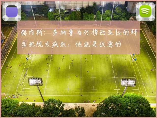 赫内斯：多纳鲁马对穆西亚拉的野蛮犯规太疯狂，他就是故意的